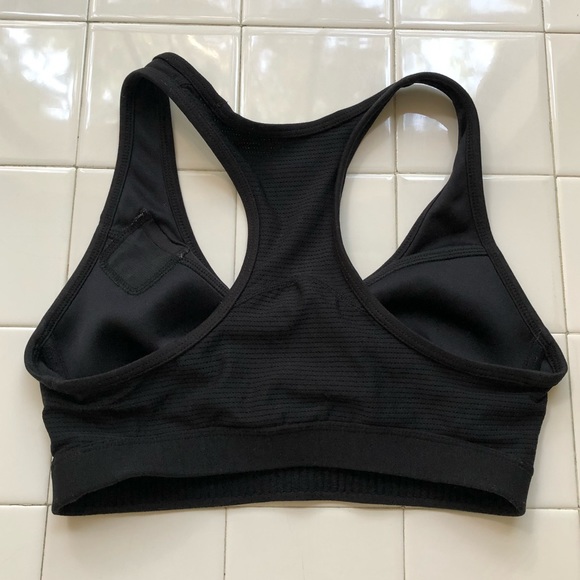 Nike Dri-FIT Swoosh Racerback Athletic Sports Bra - Picture 14 of 16